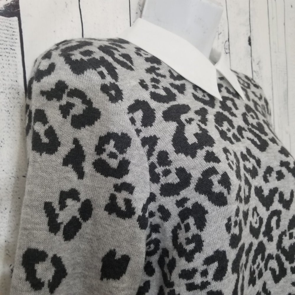Cynthia Rowley Sweater Animal Print Dress - Picture 2 of 8